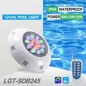 above ground pool lights IP68 waterproof rgb led underwater swimming pool light 12V