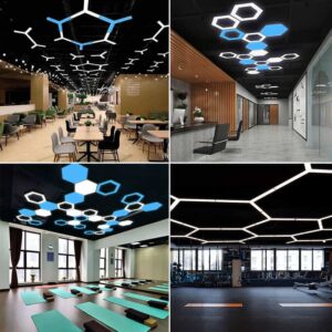 Hexagon Light Garage Ceiling Pendant Lighting