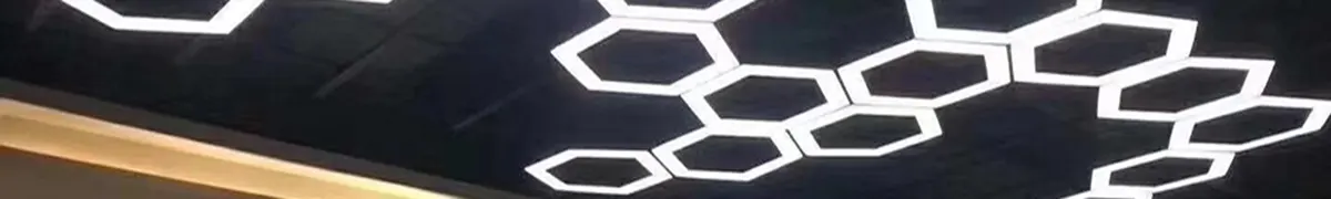 LED Hexagon Ceiling Light hexagonal pendant light