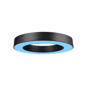 office hotel ceiling led circle light fixture pendant blue light
