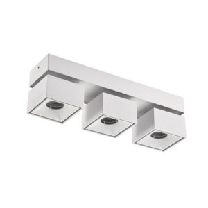 square wall mounted spotlight indoor 3 lights