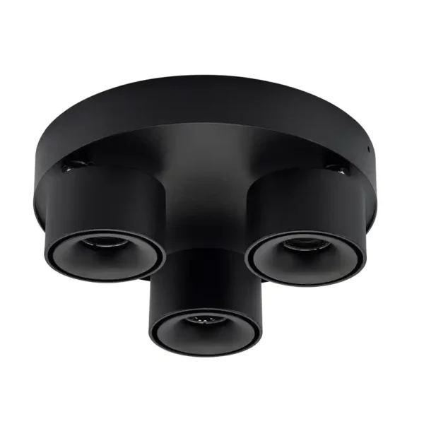 white down lights black led spotlight circle modern design