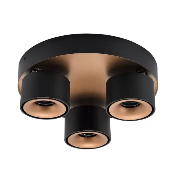 white down lights black led spotlight circle modern design