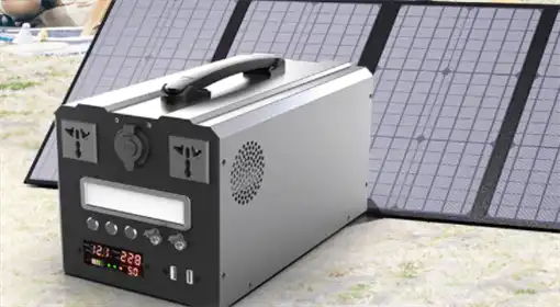 2500W Portable Power Station Solar Generator for Camping