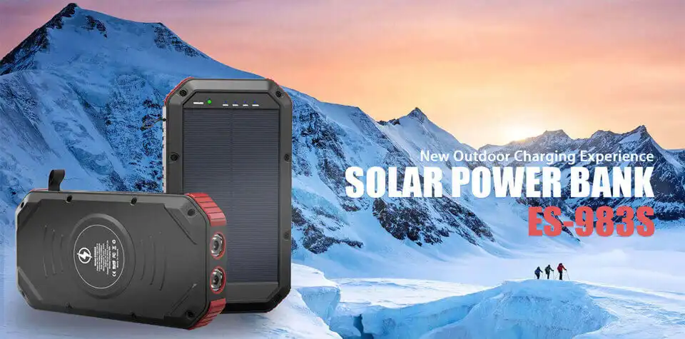 30000mAh Portable Camping Solar Charger Storage Power Banks