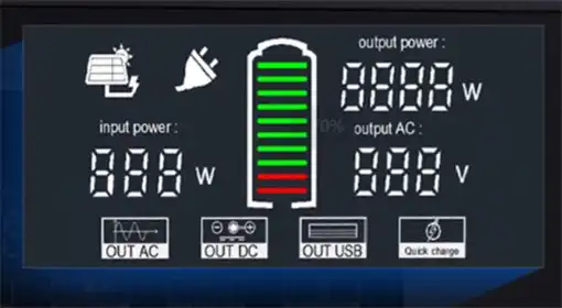 Outdoor portable power station generator Battery Pack