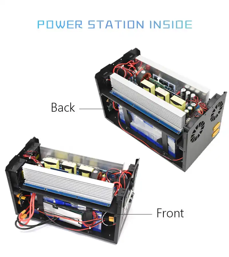  Generador solar portátil Powerstation, generador de emergencia  de 518 Wh/500 W con batería LiFePO4, 110 V AC/DC/USB C/QC3.0, fuente de  alimentación móvil para acampar al aire libre y balcón : Patio