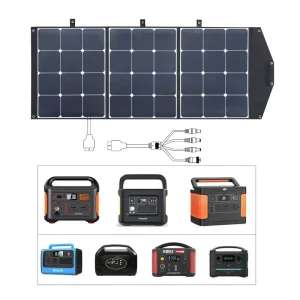 portable solar panels generator for backpacking