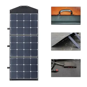 portable solar panels generator for backpacking