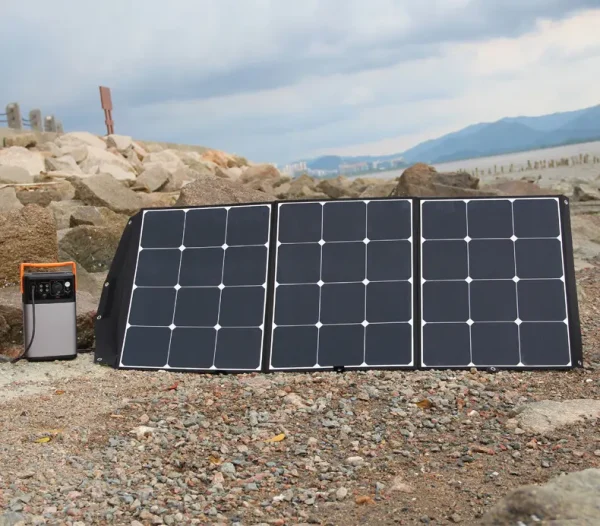 portable solar panels generator for backpacking
