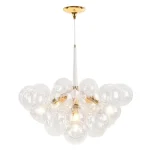 Cluster Bubble Chandelier Glass Globe Light Fixture