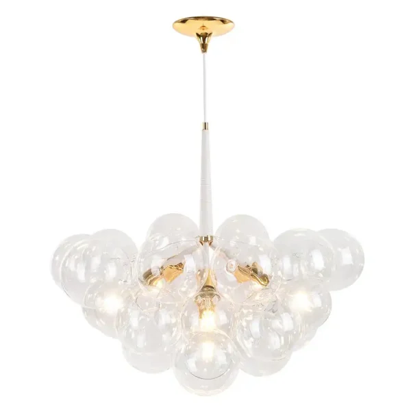 Cluster Bubble Chandelier Glass Globe Light Fixture