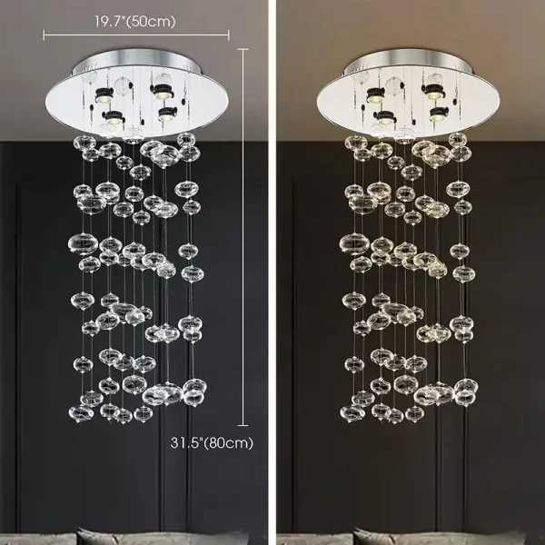 Crystal Ceiling Bubble Chandelier Lights