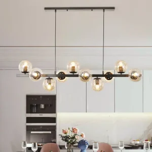 Dining Room Linear Pendant Bubble 4 Lights