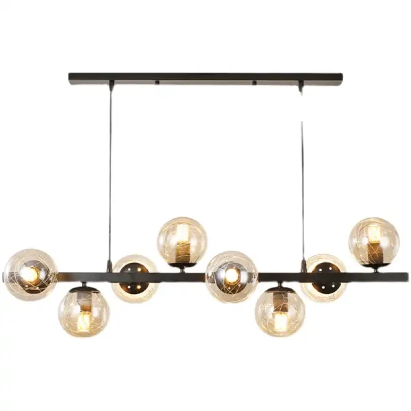 Dining Room Linear Pendant Bubble 4 Lights