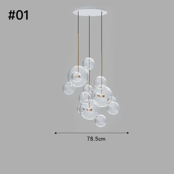 Mickey Mouse Hanging Clear Bubble Light Fixture