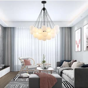 Modern Glass Bubble Chandelier Lighting Fixtures