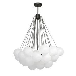 How To Clean Modern Glass Bubble Chandelier Lighting