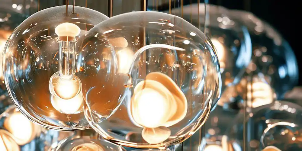 how to clean modern glass bubble chandelier lighting