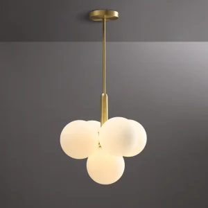 Gold Bubble Chandelier Fixture