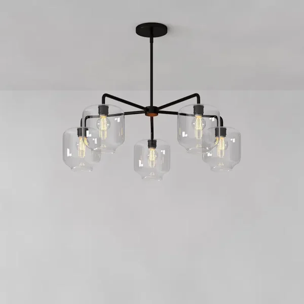 bubble chandelier black modern contemporary light