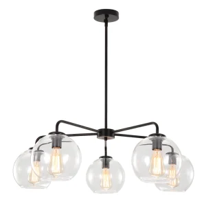 bubble chandelier black modern contemporary light