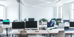 how bright should office lighting be