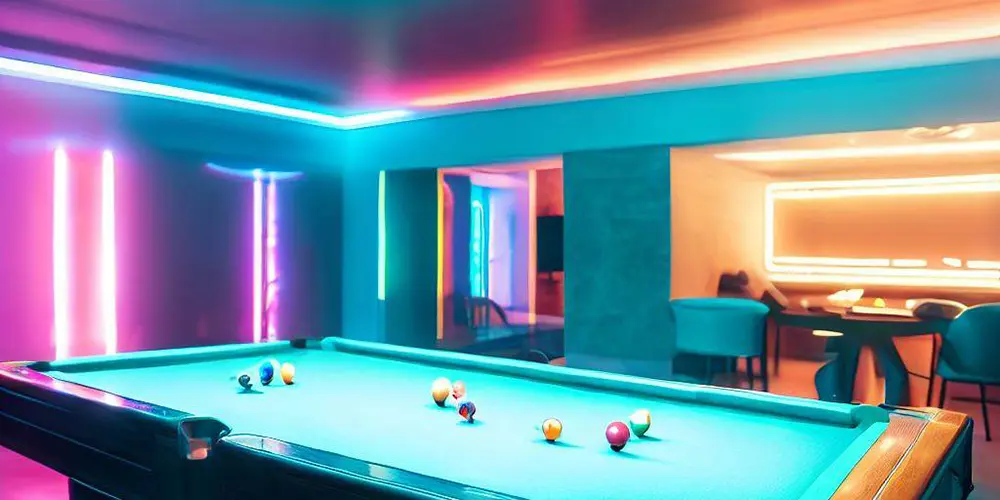 how to install led lighting on 8ft pool table bumpers