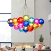 Iridescent Bubble Chandelier Pendant Light G4 Bulb