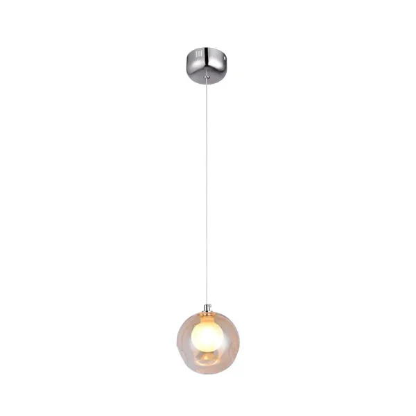 iridescent bubble chandelier pendant light